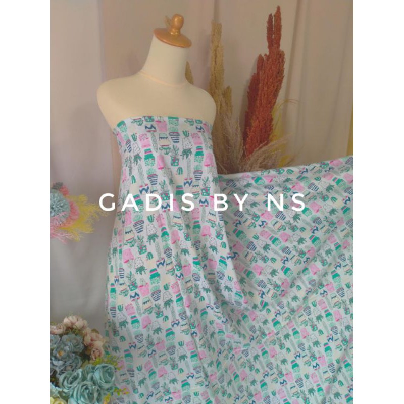 Kain Katun Rayon / Kain Katun Rayon Viscose / Kain Katun Rayon Import Premium / Katun Garment