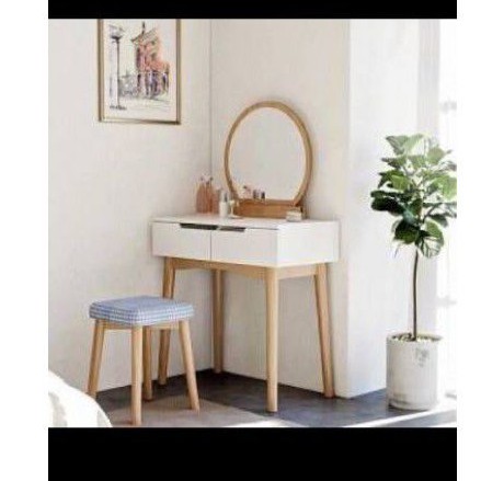 meja rias minimalis ukuran 70x40x80