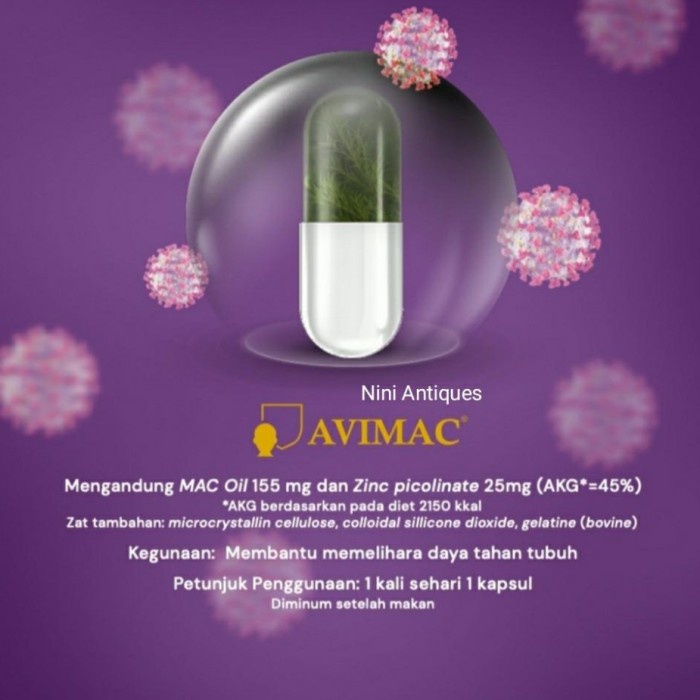 AVIMAC 30 KAPSUL ORIGINAL