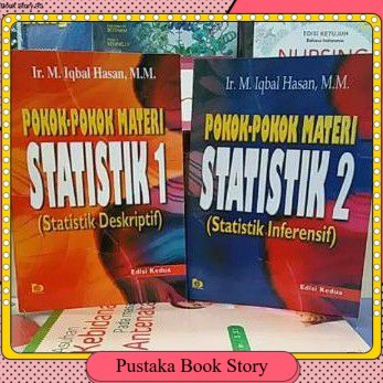 

Paket pokok pokok materi STATISTIK jilid 1 & 2 by IQBAL HASAN