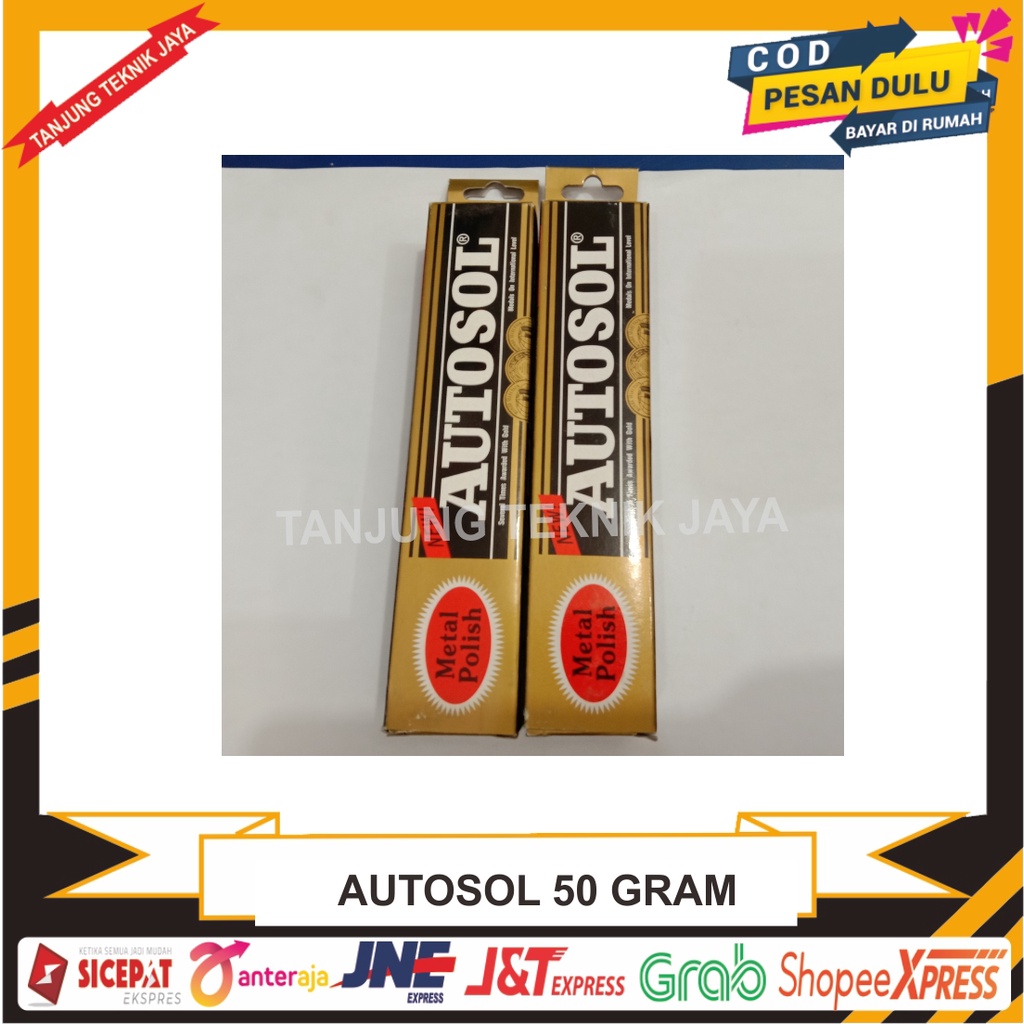 AUTOSOL PEMBERSIH LOGAM KILAP 50 GRAM AUTOSOL / AUTOSOL 50 GRAM AUTOSOL METAL POLISH