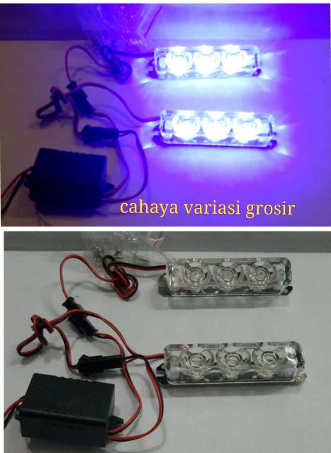 Lampu LED  3mata  universal motor mobil