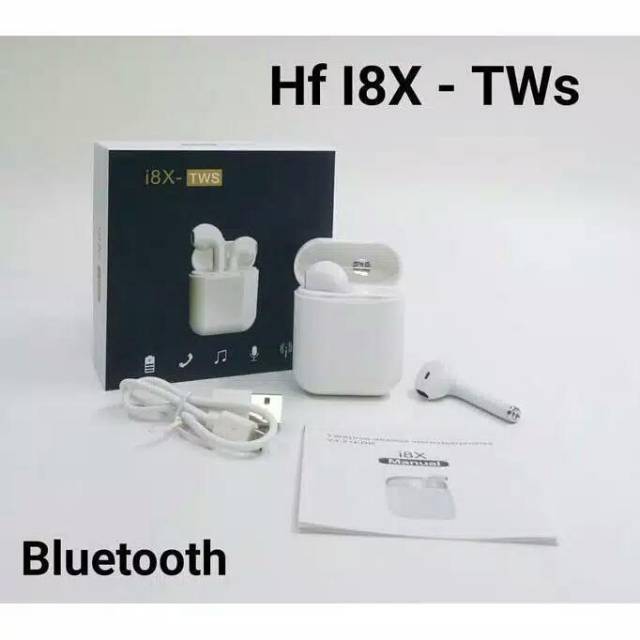 Headset bluetooth 42 sport true wireless earphone airpods HBQ i8X i7S