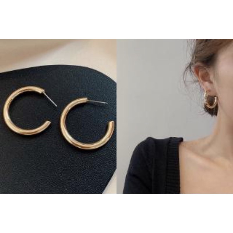 Circle Earing / Anting Bulat / Anting Korea