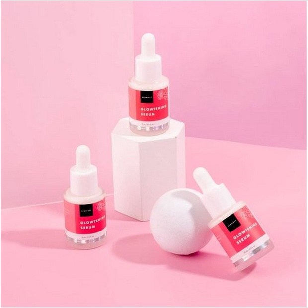 Scarlett Whitening Glowtening Serum 15ml Rumah Cantik 354 Serum Perawatan Glowing Pencerah Wajah