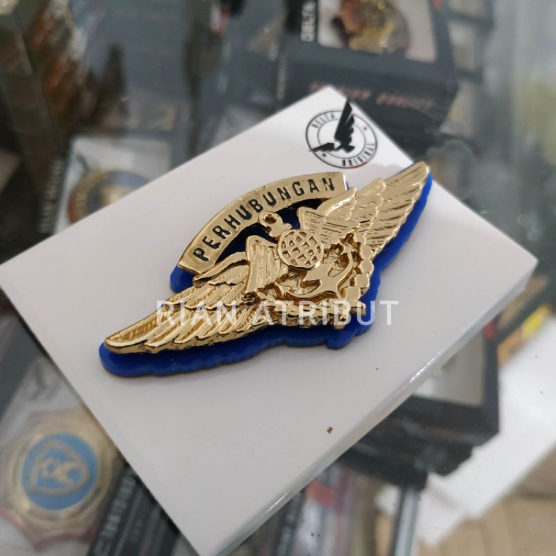 WING DISHUB, PIN DISHUB, ATRIBUT DISHUB