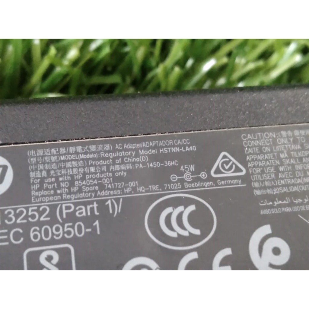 bekas ces LAPTOP HP 19.5V 2.31A 45W 4.5 3.0mm Blue Pin  charger netbook