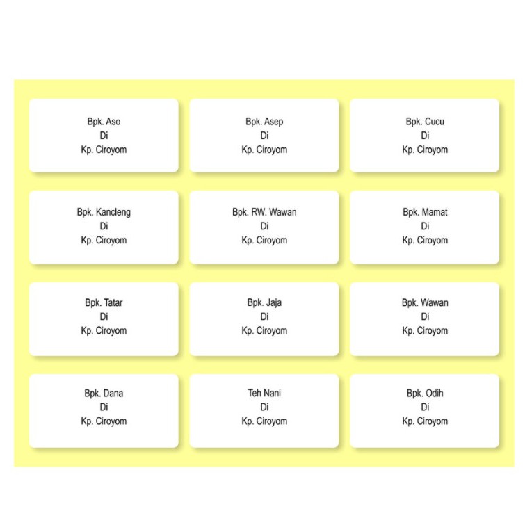 

Jasa Print Label Nama Undangan Pernikahan 103 Termurah