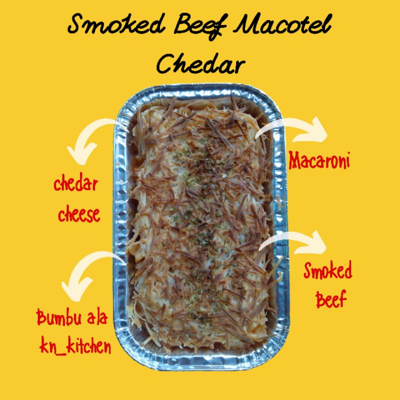 

Smoked Beef macotel chedar 750ml