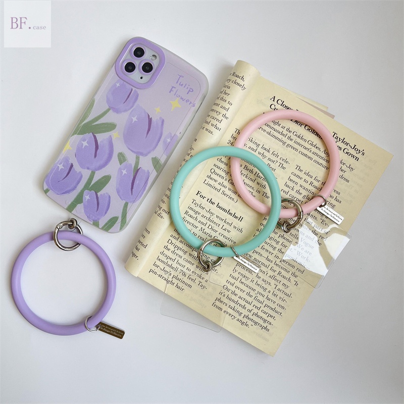 (Any Time) Ring / Gelang Silikon Dapat Dilepas Untuk Semua Jenis Handphone