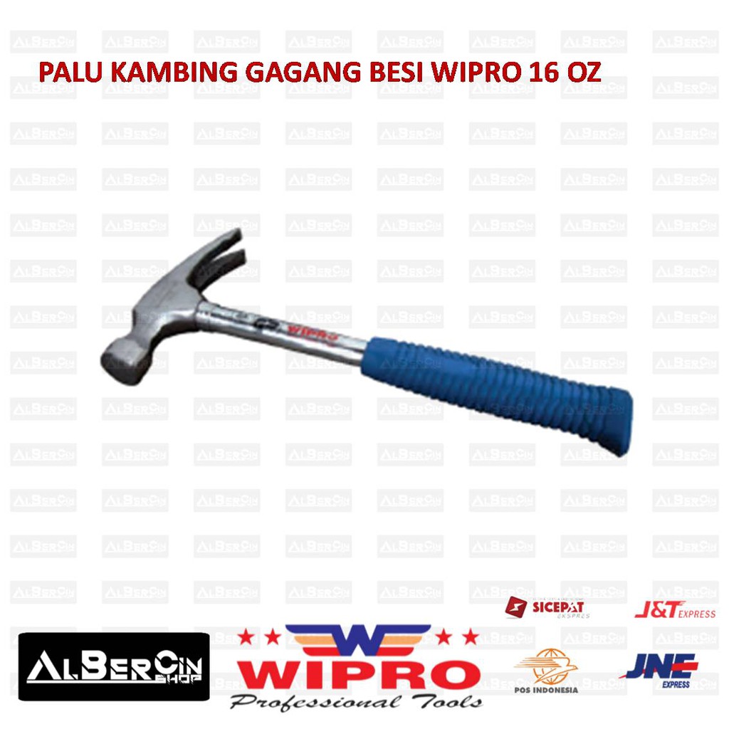 Palu Kambing Handle Handel Besi Size 16 Oz / 16oz WIPRO