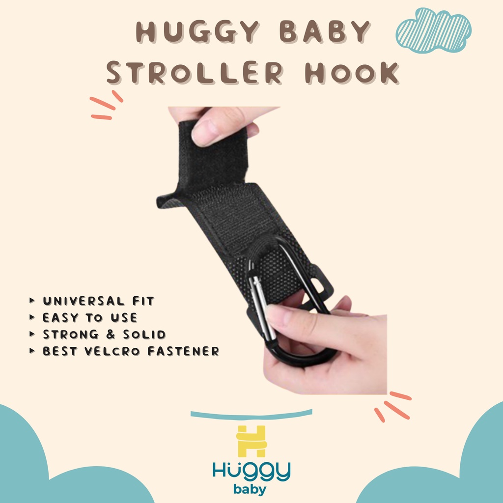 Huggy Baby ACC002 Stroller Hook | Gantungan Stroller Premium