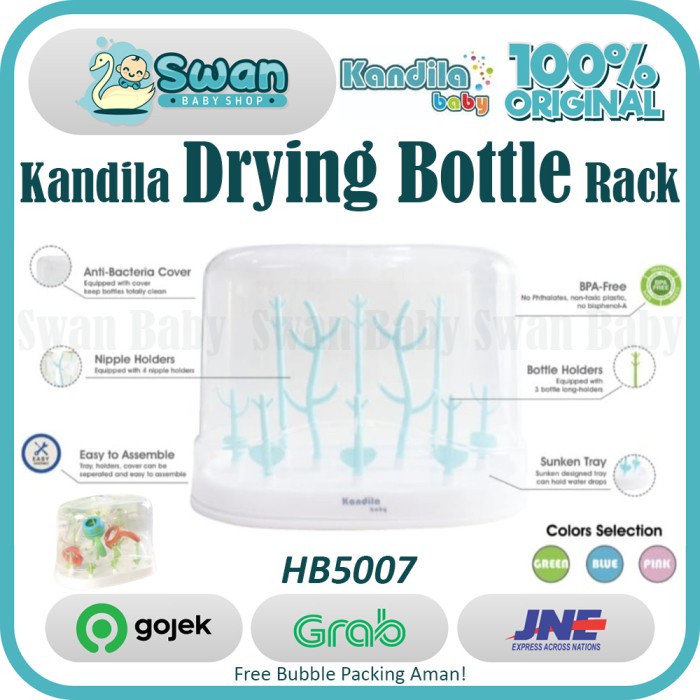 Kandila Drying Bottle Rack HB5004 / Pengering Botol