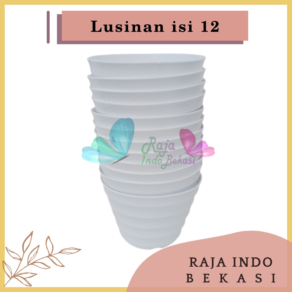 Lusinan Pot King Mado 18 Putih Diameter 14,5 Cm Garden Of Love Pot Plastik Kaktus 15 Cm Lucu Murah Bukan Pot Tawon 15 18