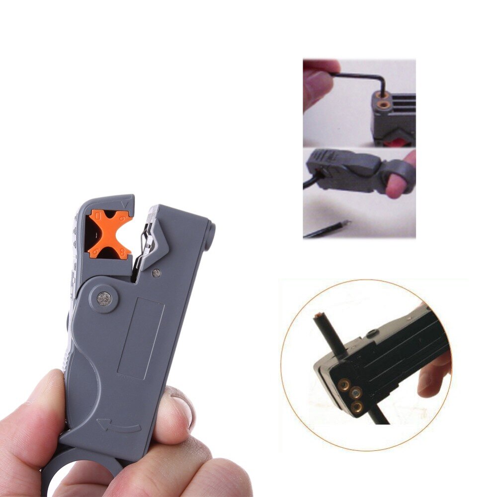 

Tang Pengupas Kabel Koaksial Putar Rotary Coaxial Cable Stripper Cutter RG58 RG59 RG6 RG7 RG11