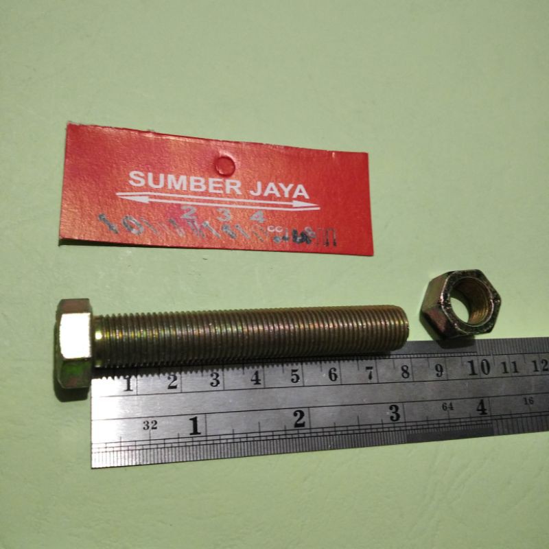 BAUT MUR 12 X 75 KUNING BMK PER 10 PCS