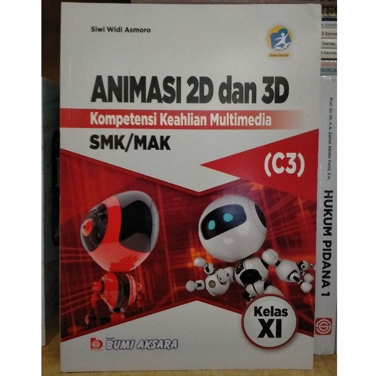 Jual Buku Sekolah Animasi 2D Dan 3D Kompetensi Keahlian Multimedia SMK ...