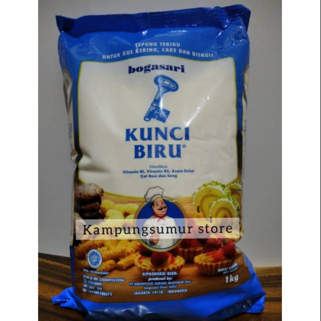 

Tepung Terigu Kunci Biru Premium 1 kg