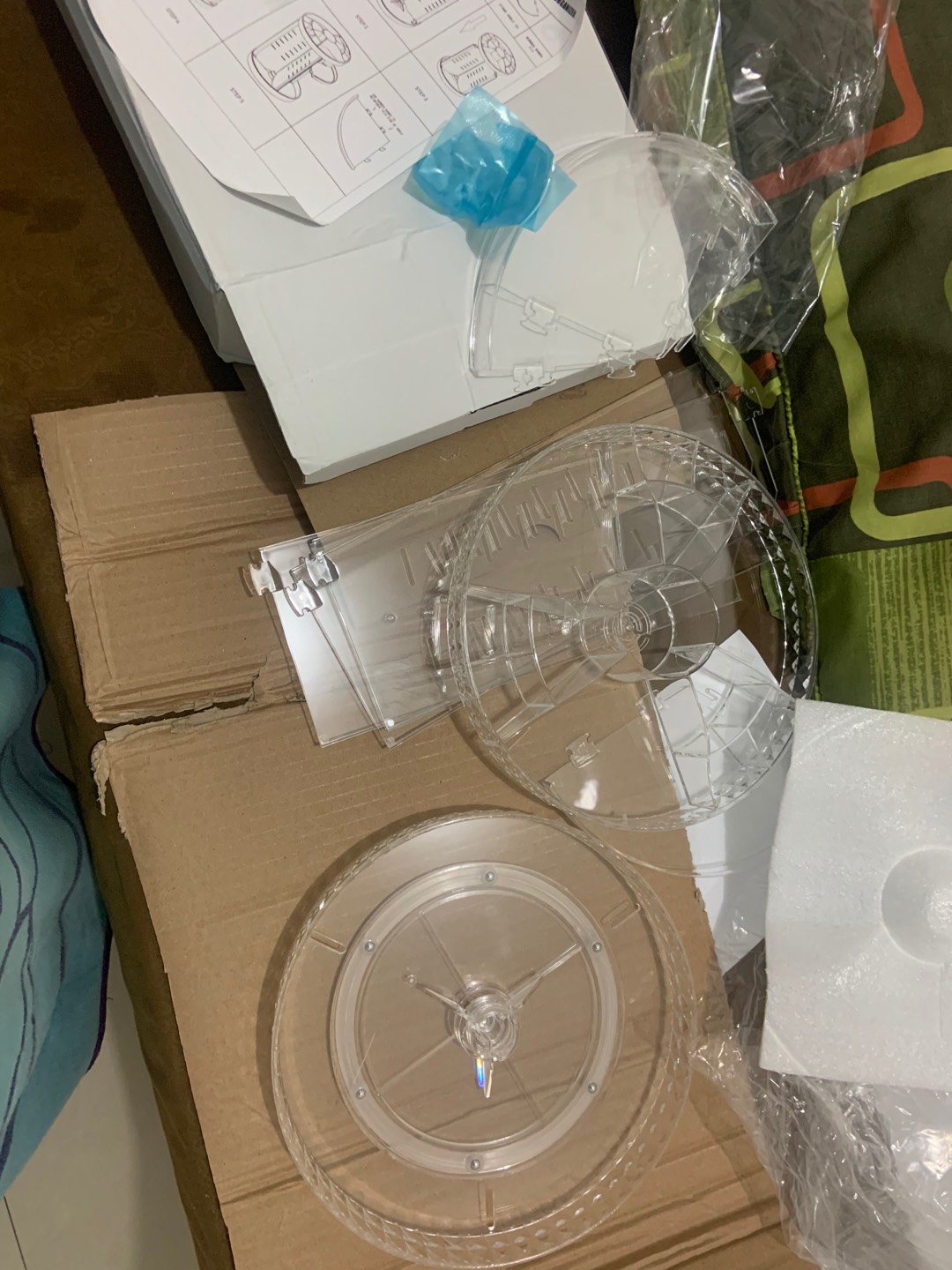 Acrilic Diamond Tempat Kosmetik 360 Derajat