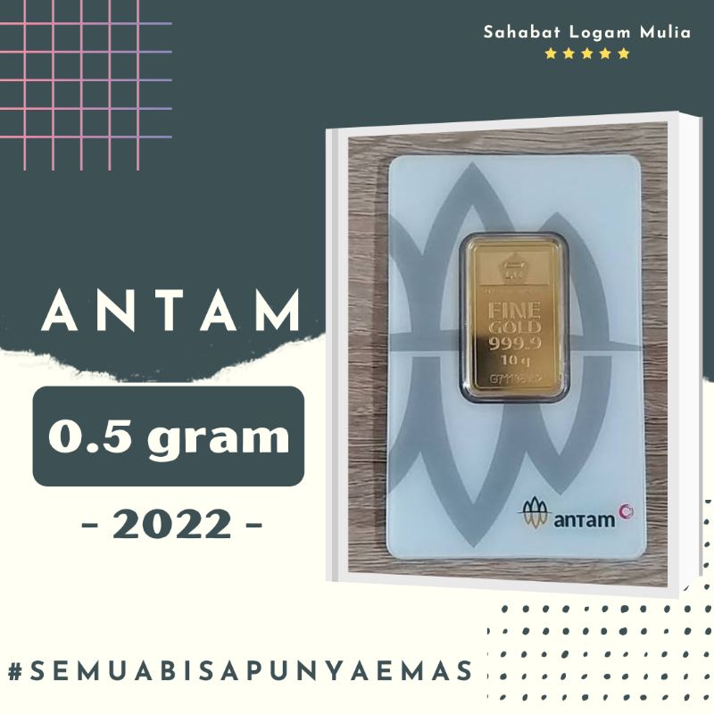 Antam 0.5 gram / antam 1 gram Certieye