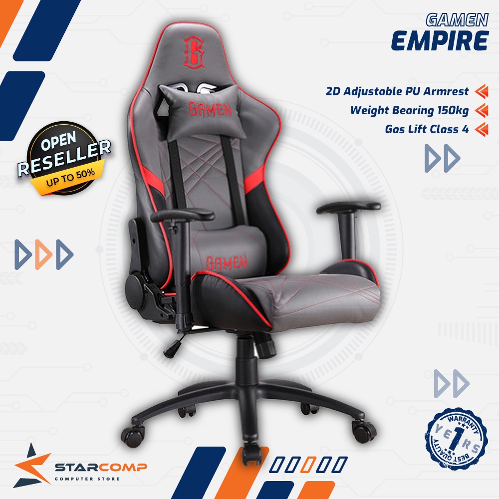 Gaming Chair GAMEN EMPIRE Premium Quality ORI / Kursi Gaming Gamen