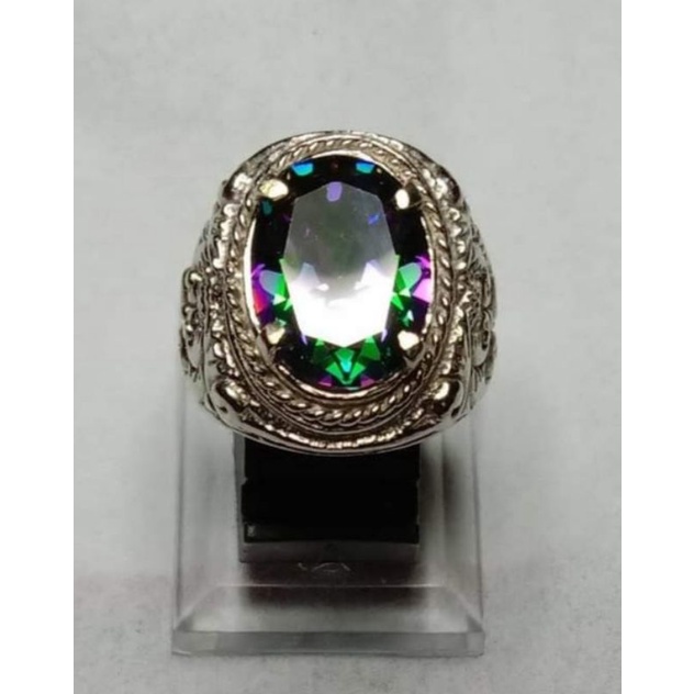 Cincin Batu Permata Mistik Quartz