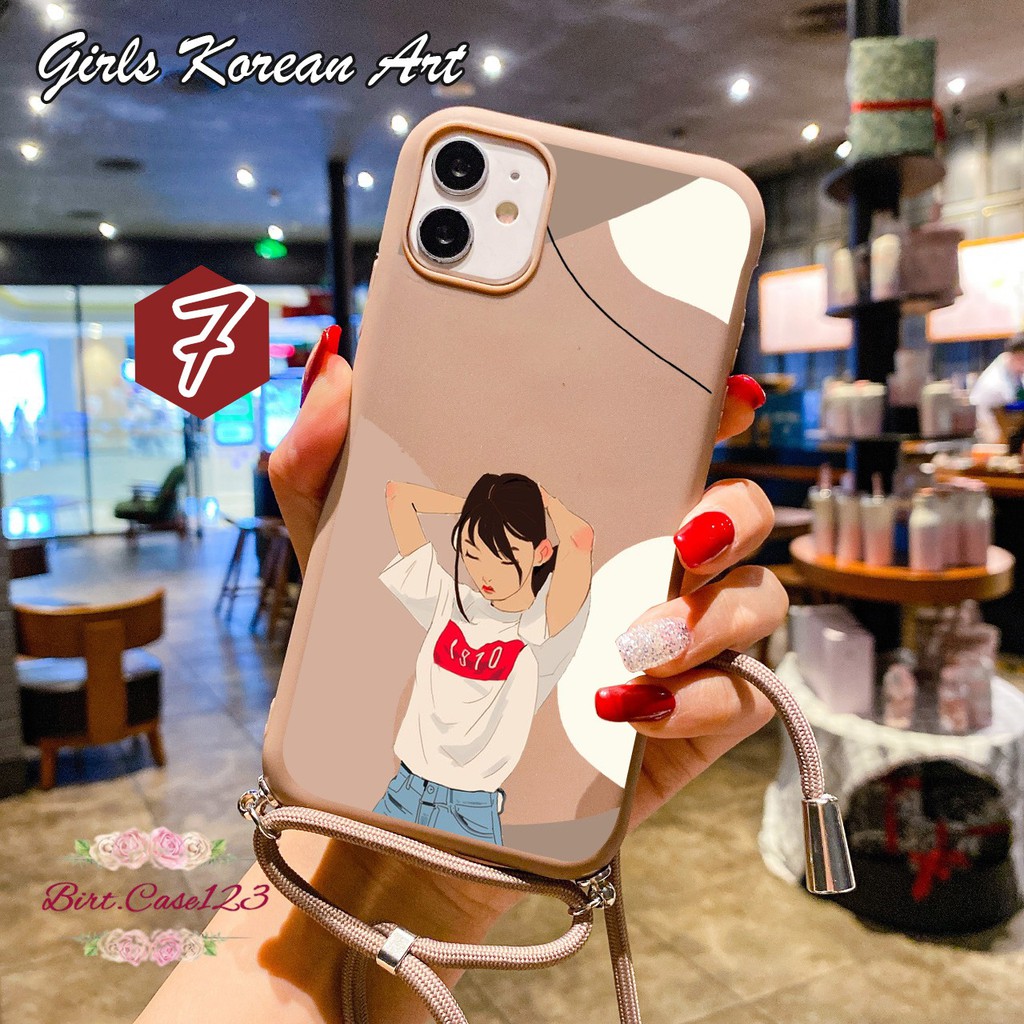 Softcase Slingcase Tali Lanyard Candy GIRLS KOREAN Xiaomi Redmi 3 4a 5+ 5a 6 6a BC3751