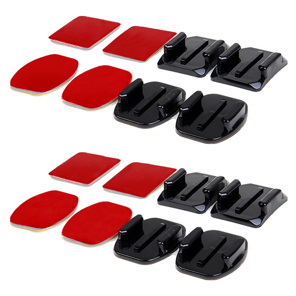 G8A JMFOTO Sticker 3M Curved Flat Mount 8 PCS Kamera  Xiao mi Yi - 1031 - Black Or-i