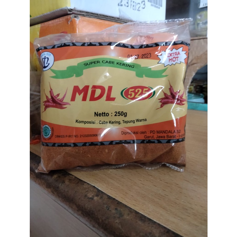 [Pack] Cabe Cabai Giling Merk Chilpo Mandala 250 Gram - Chilpo250