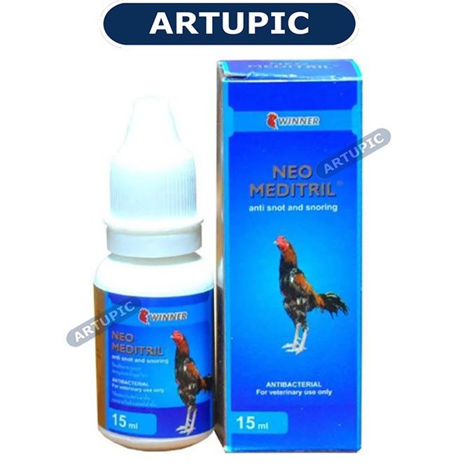 Neo Meditril LAGA 15 ml Ngorok Snot Sesak Nafas Ayam Adu Kampung Winner Antibiotik Ayam Laga