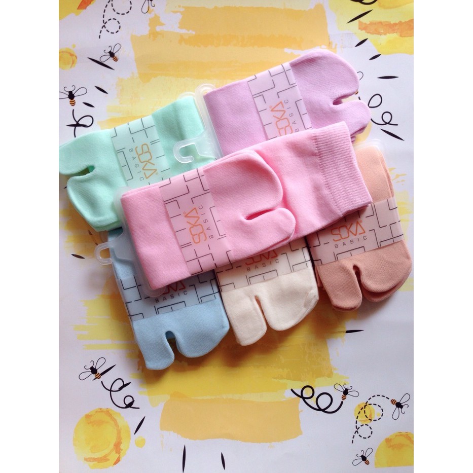 Kaos Kaki Soka dan Kanik Alas hitam Lusinan / kaos kaki soka grosir