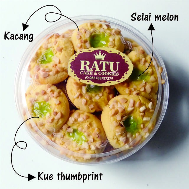 

Kue Kering Lebaran Thumbprint Enak Murah Berkualitas "Ratu Cake and Cookies