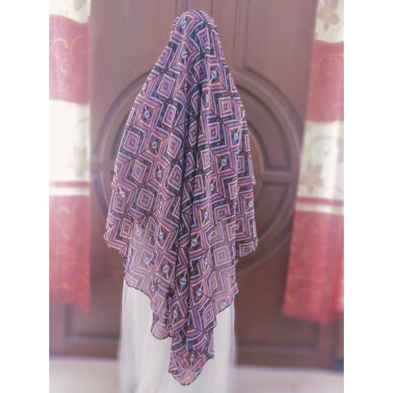 Kerudung Ceruty 2 Layer Jumbo | Kerudung Jumbo TERMURAH | Jilbab Ceruty 2 Layer Jumbo