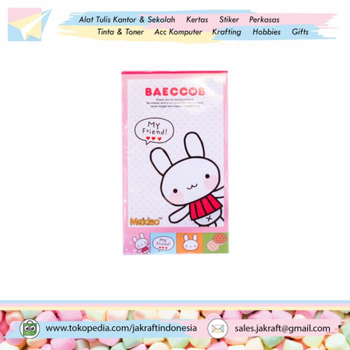 

Post It Sticky Note Pembatas Buku Tempel Fancy PANDA KELINCI No.1023-P