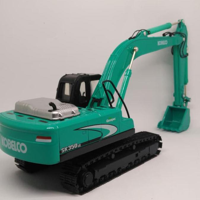 DIECAST MINIATUR EXCAVATOR KOBELCO SK350 ALAT BERAT SKALA 1/50