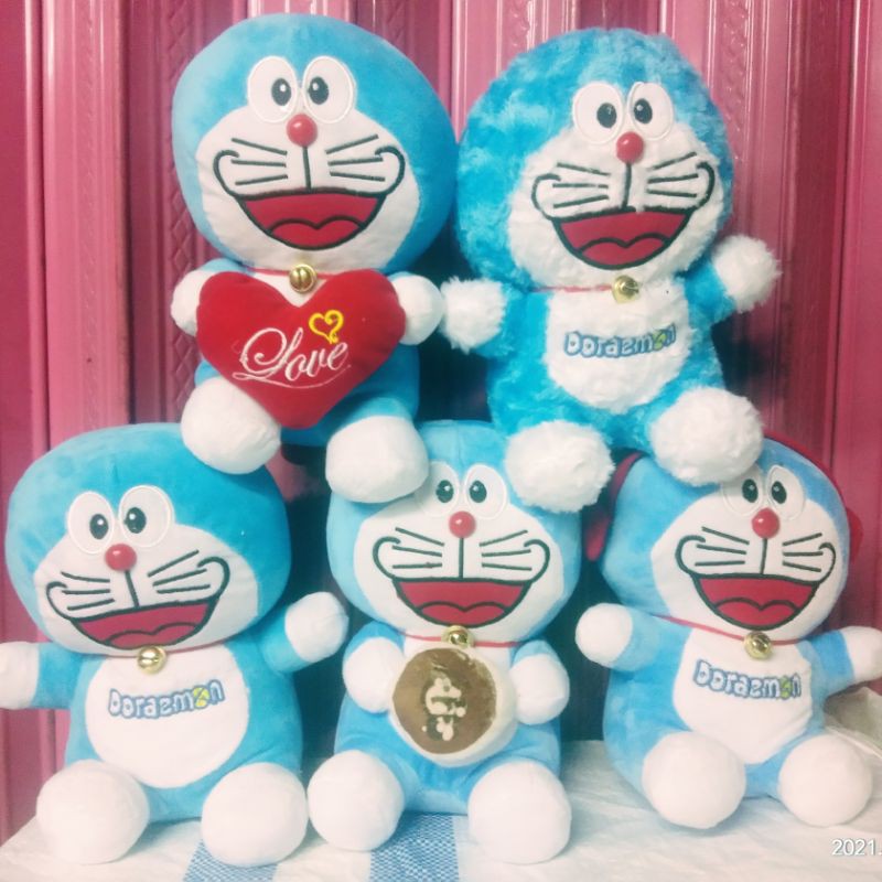 Boneka Doraemon Motif Size m &amp; l mainan anak