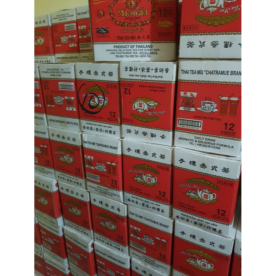 

THAI TEA 1dus ASLI ORIGINAL 12pak/thai tea merah brand No 1 chatramue - tth514