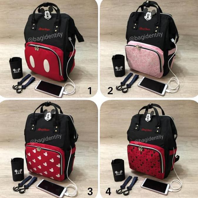 Anello Diaper Bag Disney Premium Upgrade Tas Perlengkapan Bayi