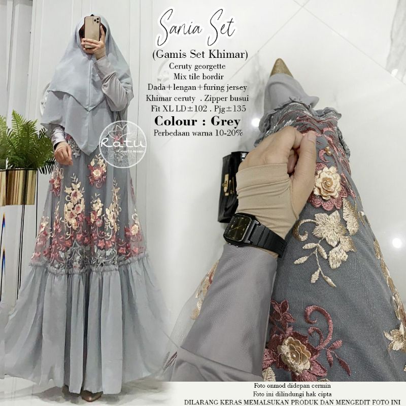 NEW MFS SANIA SYARI SET SYARI ORI RATU