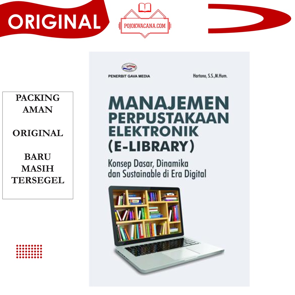 Jual Original - Buku Manajemen Perpustakaan Elektronik ( E-Library ...