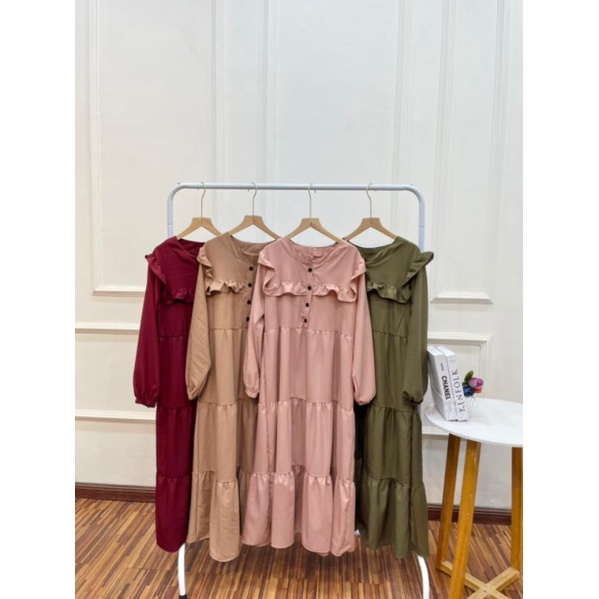 midi syakilla warna Hijau atau Army