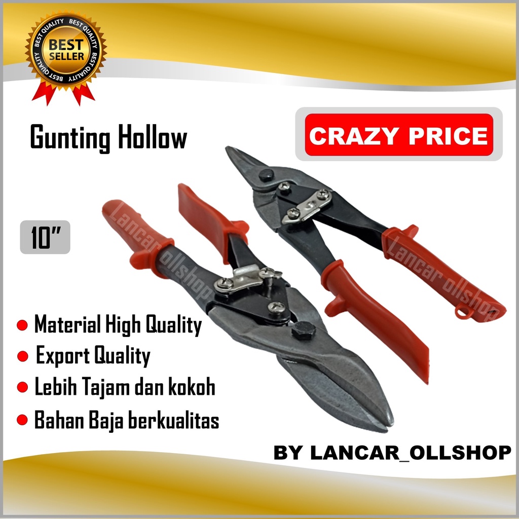 Gunting Holo 10 inch / Gunting Seng / Gunting Kawat / Gunting Baja Ringan