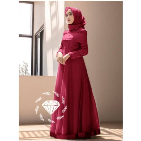 Maxy Berliana Baju Gamis Muslim Terbaru 2020 2021 Model Baju Pesta Wanita kekinian