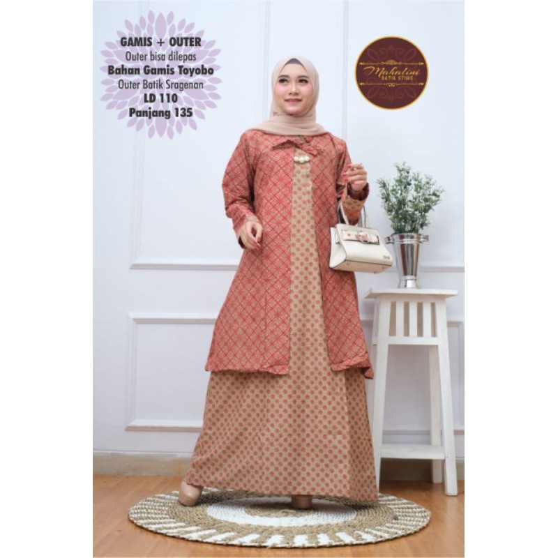 GAMIS BATIK + OUTER