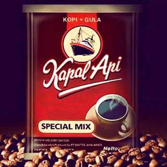 

kopi kapal api spesial mix gula + kopi 1renceng 10's