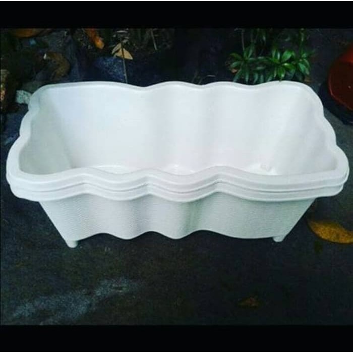 LYB-161 pot panjang sgp / pot plastik / vas bunga / dekorasi