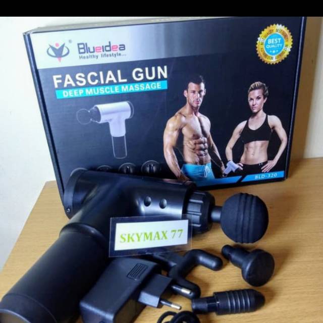 Fascial Gun Alat Pijat Badan  Otot Dan Bisa Buat Leher 4Mata Pijat Getar