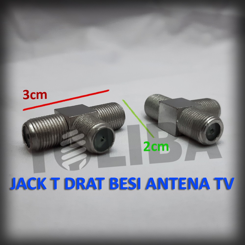 jack cabang T TV / T - RG6 / t tv untuk cctv, antena tv pembagi signal