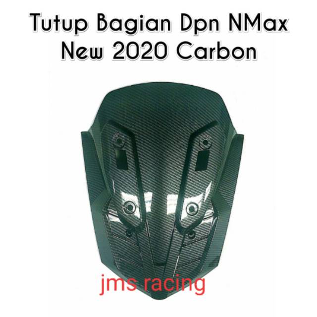 Cover tutup tameng carbon depan visor nmax new 2020 nemo pnp