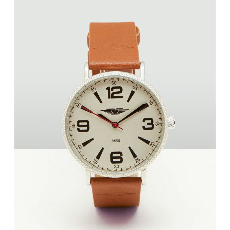 Jam tangan Pria Alive Sophie Martin Paris NARRA BROWN